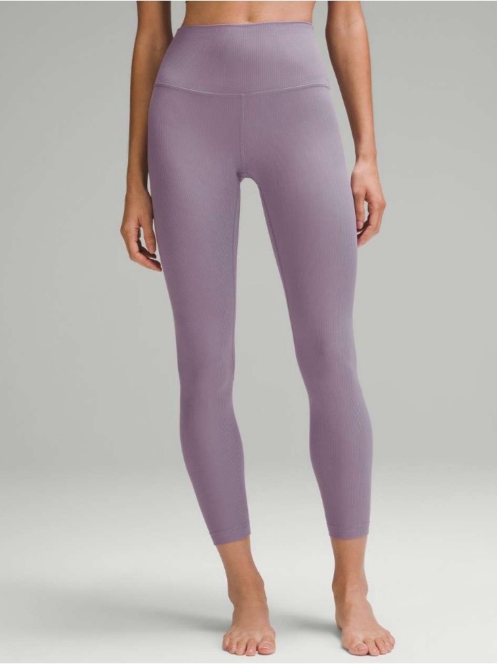 Lululemon Align Ribbed High-Rise Pant 25" | Size: 10 | Purple Ash